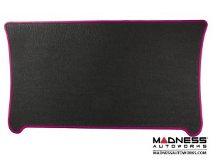 smart fortwo Cargo Area Mat - 453 model - Carpet w/ Pink Binding 